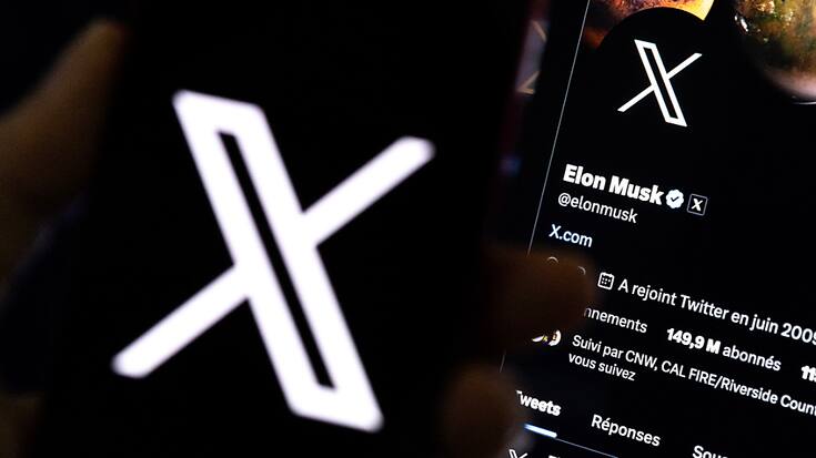 M. Musk a répondu que l'entreprise "s'orientait vers un petit paiement mensuel pour l'utilisation du système X". (EPA/ETIENNE LAURENT)