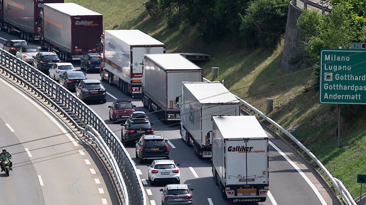 Les bouchons au Gothard sont fréquents, notamment durant les vacances d'été (archives).