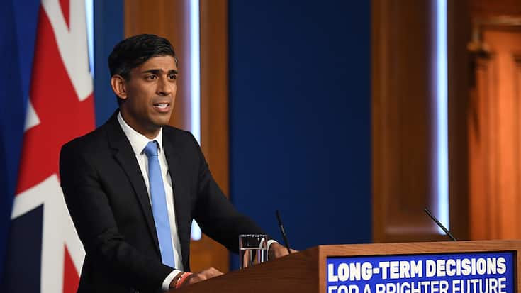 Rishi Sunak prône un coup de frein "réaliste".