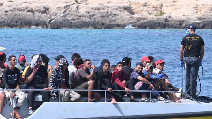 Des milliers de migrants arrivent en Europe via Lampedusa (Photo d'illustration).