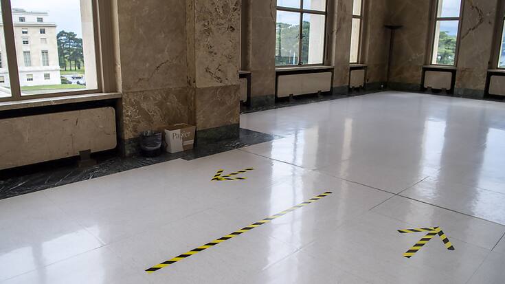 Les travaux au Palais des Nations ont interrompu le fonctionnement des activités de l'ONU à Genève (archives).