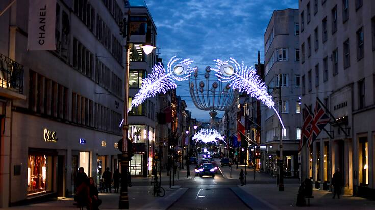L'immeuble de New Bond Street abrite depuis 2006 une boutique de la marque américaine horlogère et de joaillerie Harry Winston, rachetée en 2013 par Swatch Group (archives).