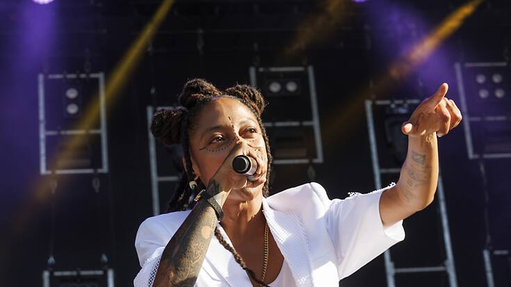 La rappeuse KT Gorique, sur la scène du Paléo cet été, rejoint quatre autres chanteurs suisses pour des prochains MTV Musicn Awards à Paris le 5 novembre.