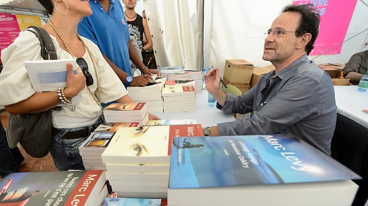Marc Levy lors de son passage à la 3e édition de Livre sur les Quais à  Morges en 2012 (Archives).