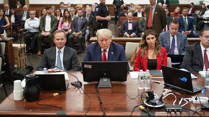 Donald Trump a passé près de trois jours au palais de justice de Manhattan (archives).