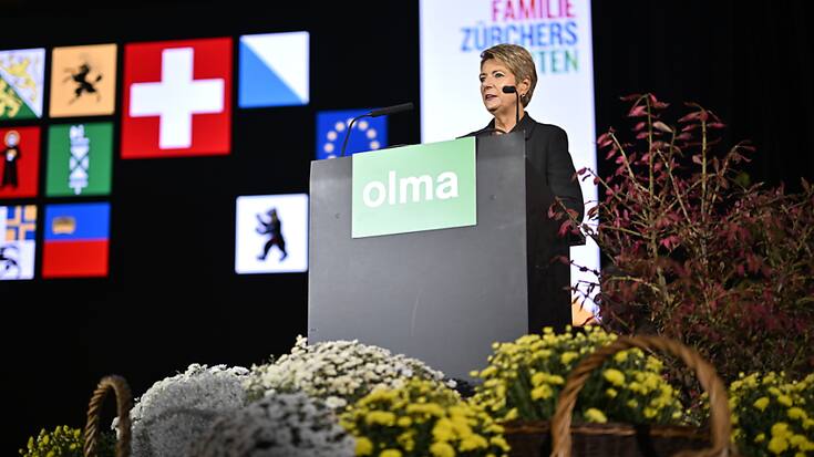 Dans son discours d'ouverture de l'Olma, Karin Keller-Sutter s'en est prise aux "dépenses trop nombreuses" faites par les publics "sans réfléchir à leur financement".