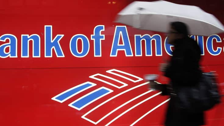 Dopé par les 11 hausses de taux directeurs opérées par la Banque centrale américaine depuis mars 2022, Bank of America a dégagé au 3e trimestre 25,2 milliards de dollars (22,7 milliards de francs) de chiffre d'affaires (archives).