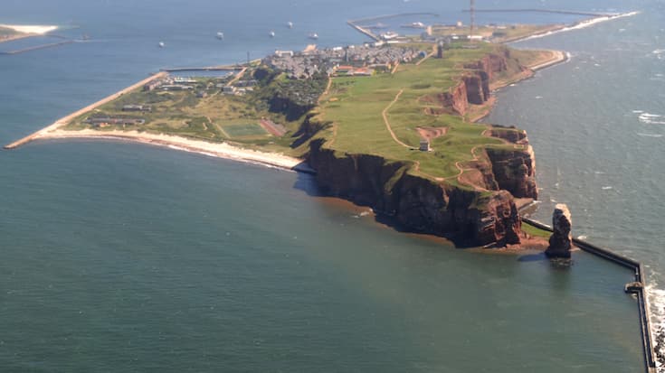 La collision s'est produite à 22 km au sud-ouest de l'île allemande de Helgoland (archives).
