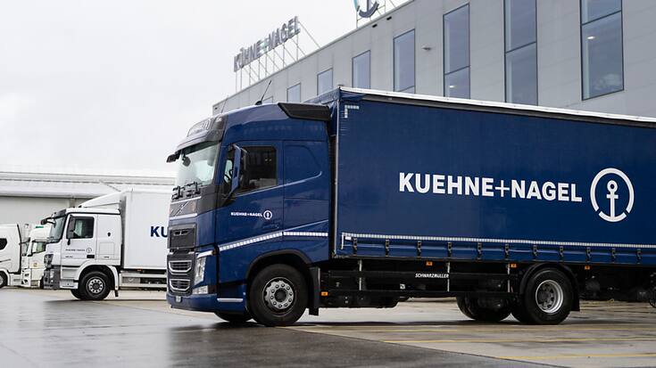 Le spécialiste de la logistique Kühne+Nagel a enregistré des résultats en fort repli au troisième trimestre 2023, après avoir bénéficié d'une explosion des activités engendrée par la pandémie de coronavirus. (archives)