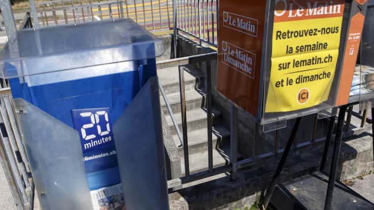 Le journal 20 minutes devra réduire ses effectifs, a annoncé TX Group mercredi (archives).