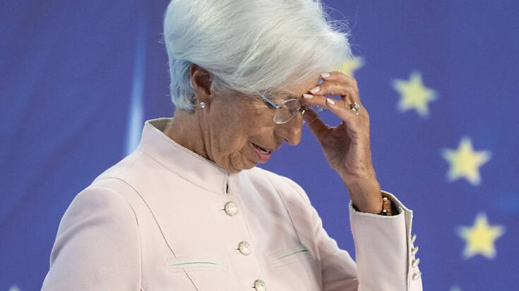 La présidente de la BCE Christine Lagarde avait laissé entendre ces dernières semaines que la trajectoire de hausse des taux touchait à sa fin (archives).