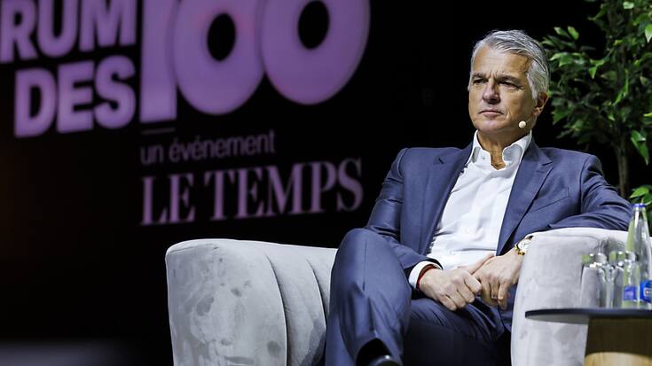 Sergio Ermotti, patron d'UBS, était l'un des invités de marque du Forum des 100 à Lausanne.