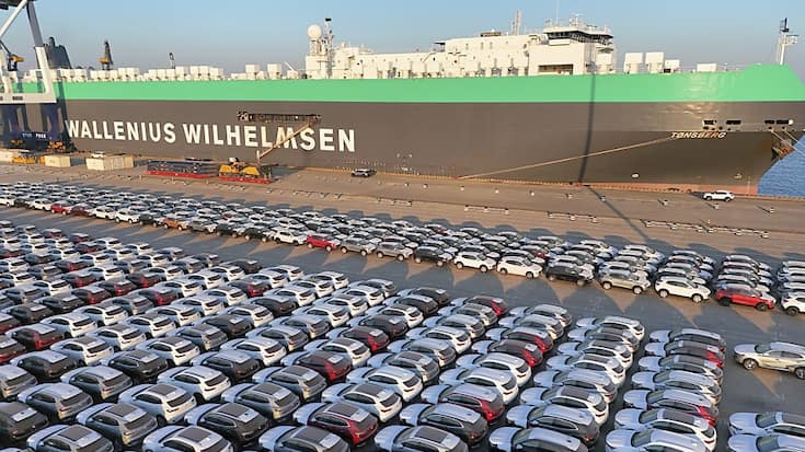 Les exportations sont historiquement un levier de croissance clé pour la Chine et leur baisse depuis désormais six mois consécutifs a un impact direct sur l'emploi (archives).