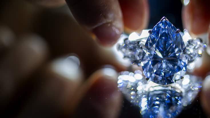 Le Bleu Royal était le lot phare d'une série de ventes organisées ce mois-ci à Genève (archives).