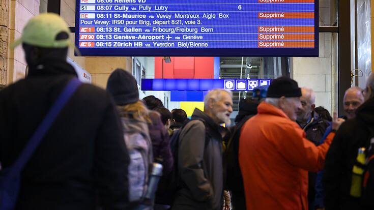 Aucun train ne circule jeudi matin entre Genève et Lausanne.