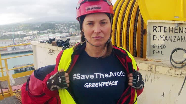 Six militants de Greenpeace étaient montés à bord d'un navire transportant une plateforme de Shell destinée à agrandir un champ pétro-gazier en Écosse. (archives)