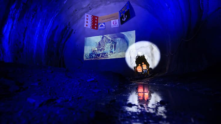 La construction du tunnel des Evouettes, dans la commune de Port-Valais, n'a pas été une promenade de santé.