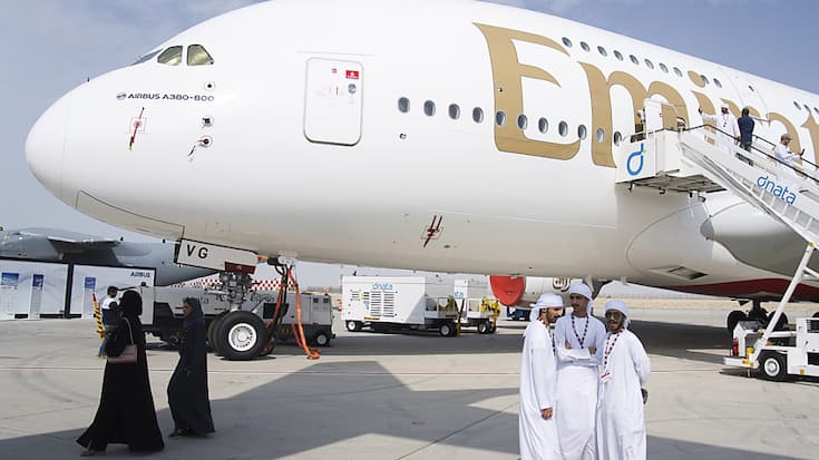 Cette annonce porte à 65 le nombre d'appareils de la famille Airbus 350 commandés par Emirates (archives).