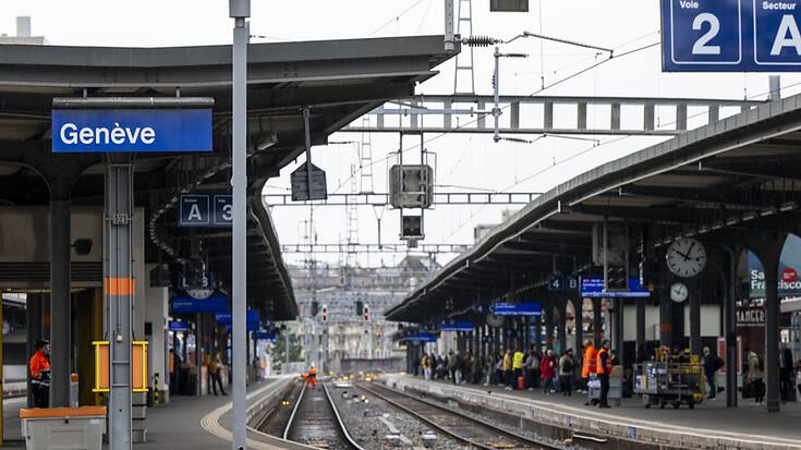L'extension de la gare Cornavin, à Genève, se fera par deux projets distincts. Le projet de gare souterraine a été affiné et sa mise en service est reportée à 2038 (archives).