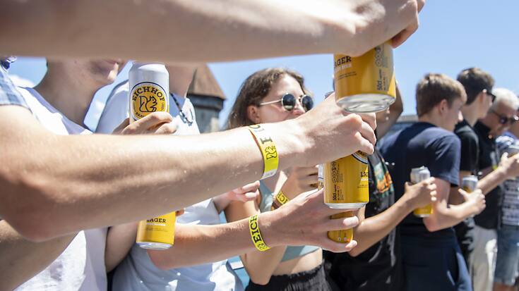 Au cours de l'année brassicole écoulée - du 1er octobre 2022 au 30 septembre 2023 - le marché de la bière suisse a enregistré une contraction de 2,5% à 4,57 millions d'hectolitres (hl) (archives).