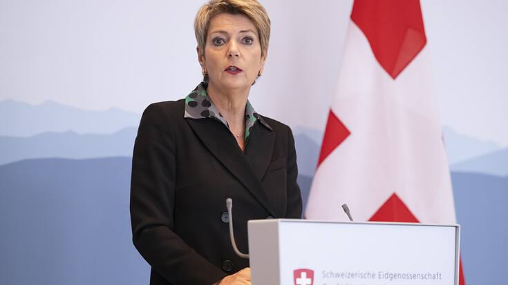 La collaboration entre conseillers fédéraux est à nouveau très bonne, estime Karin Keller-Sutter (archives).