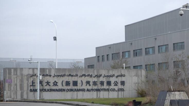 Une usine de SAIC Volkswagen à Ürümqi, chef-lieu de la région autonome ouïghoure du Xinjiang. (archives)