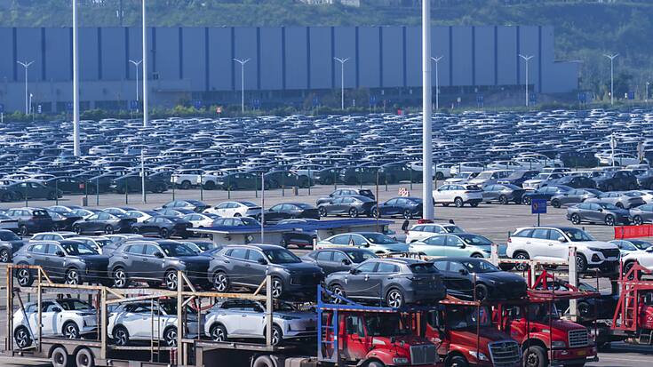 Un total de 2,08 millions de voitures particulières ont été vendues le mois dernier en Chine (archives).