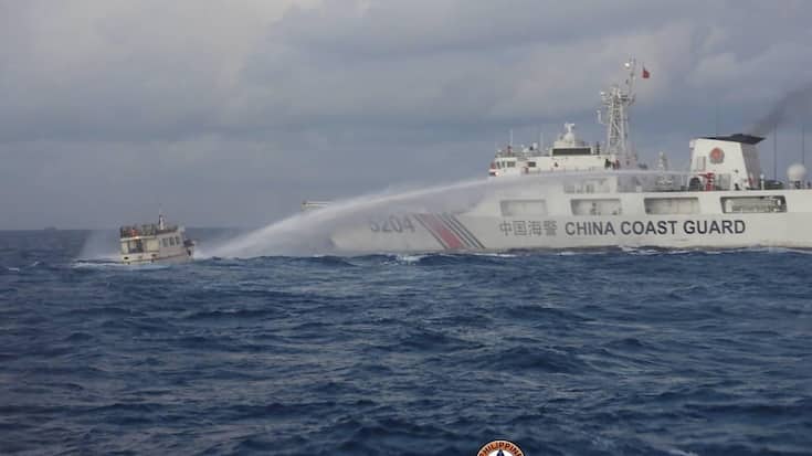 Un bateau philippin et un navire des garde-côtes chinois sont entrés en collision dimanche vers l'atoll Second Thomas dans les eaux des îles Spratleys, les deux pays se rejetant la responsabilité de l'incident.