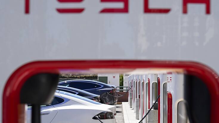 Les batteries mégapacks de Tesla sont destinées à stocker l'énergie et stabiliser l'alimentation des réseaux électriques. (Archives)