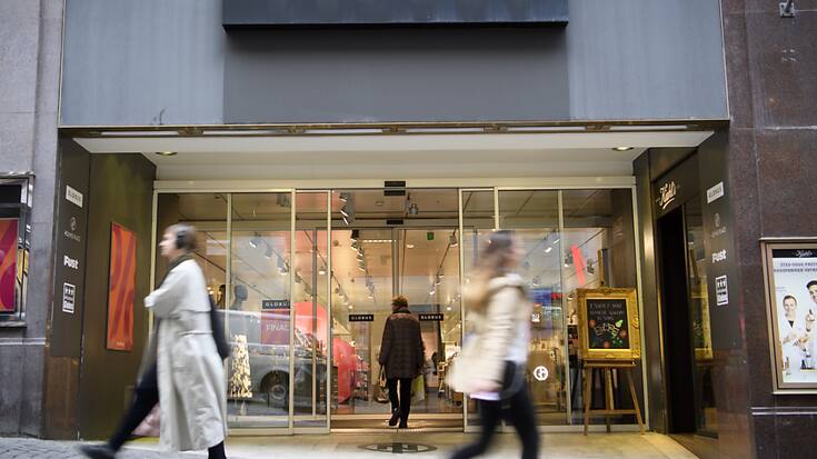 La Banque cantonale d'Argovie  figure également parmi les établissements ayant financé le groupe autrichien en faillite Signa, copropriétaire des grands magasins Globus. (Archives)