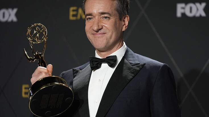 L'acteur Matthew Macfadyen a déjà remporté lundi soir un Emmy pour son rôle dans la série Succession.