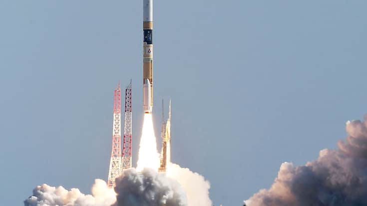 L'alunisseur japonais avait été lancé du Tanegashima Space Center en septembre dernier (archives).