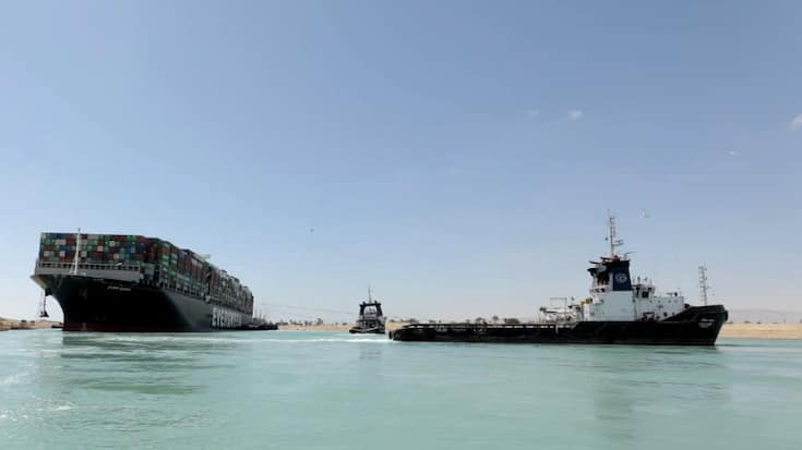En deux mois, depuis les attaques des Houthis, le trafic dans le canal de Suez a baissé de 42% (Photo d'illustration).
