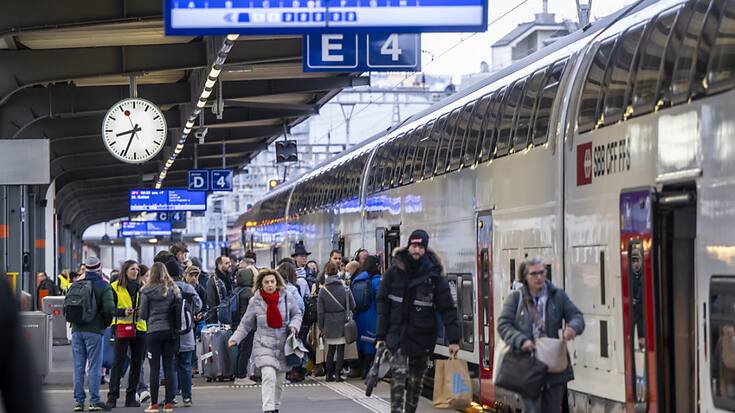 En 2023, la ponctualité des trains en Suisse romande s'est établie à 89,2%, contre 92,5% en moyenne en Suisse (archives).