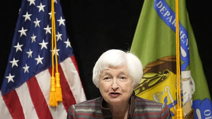 "L'inflation est désormais sous contrôle", a estimé la secrétaire américaine au Trésor Janet Yellen. (archives)