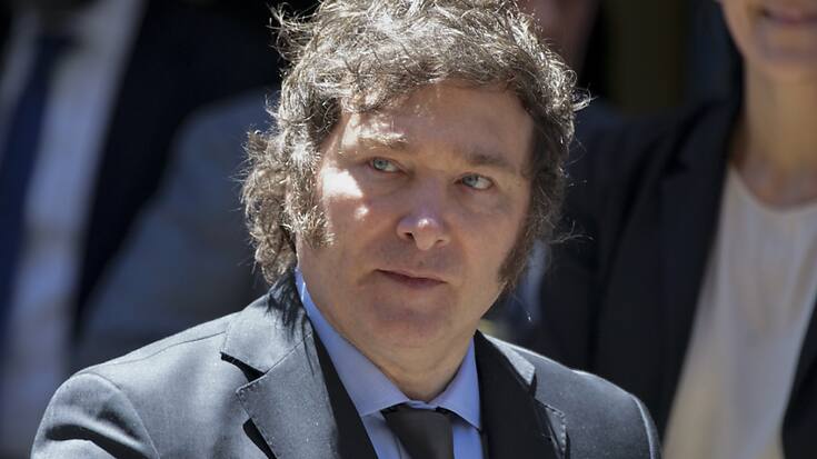Le FMI a par contre largement réduit ses prévisions pour l'Argentine. Le pays présidé depuis décembre 2023 par l'ultra-libéral Javier Milei est attendu en récession cette année (archives).