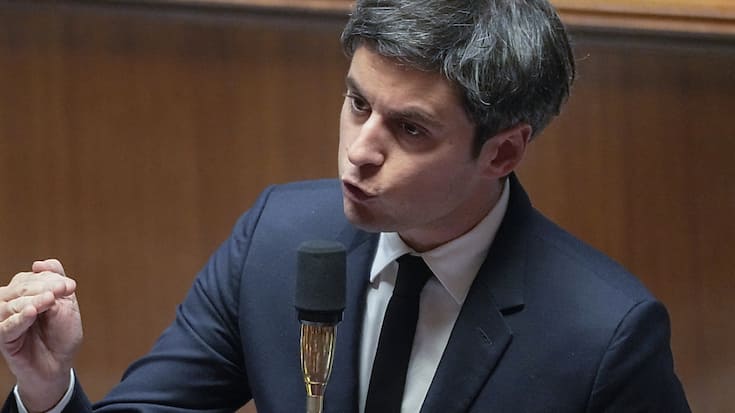 Le Premier ministre français Gabriel Attal a prononcé sa déclaration de politique générale devant l'Assemblée nationale (archives).