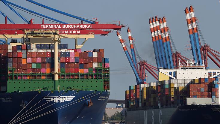 Les exportations allemandes ont reculé tant vers l'UE que la Chine (archives).