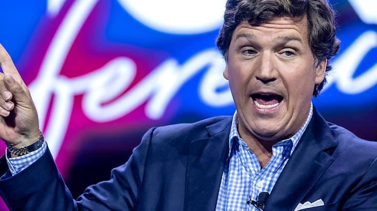 Tucker Carlson n'a pas précisé quand l'interview avec Vladimir Poutine aurait lieu, ni quand elle serait diffusée: "Nous ferons ça prochainement". (archives)