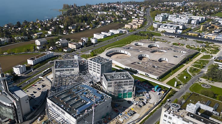 Les jeunes pousses de l'Ecole polytechnique fédérale de Lausanne (EPFL) ont levé l'an dernier 470 millions de francs, un montant qui sans les trois entrées en Bourse de 2021 constituerait une nouvelle marque de référence. (KEYSTONE/Laurent Gillieron)