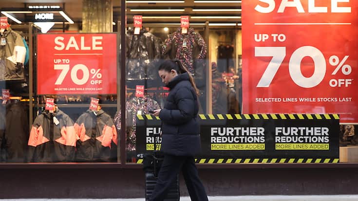 La récession au Royaume-Uni a notamment été déclenchée par la médiocre performance des commerçants en décembre, en pleine saison des fêtes de Noël, et traditionnellement le temps fort de l'année pour ce secteur. (archives)
