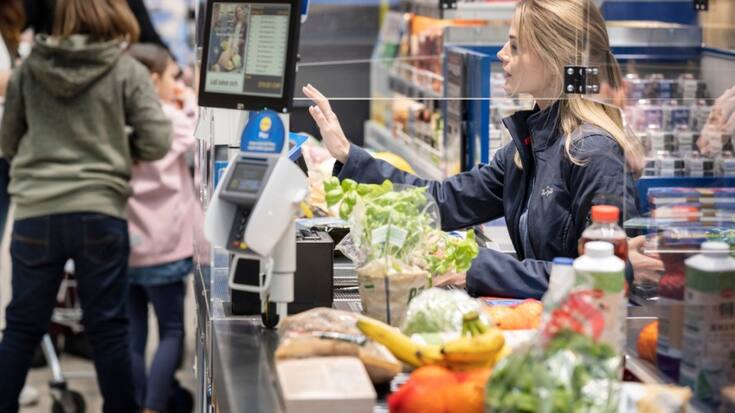 Les prix des aliments notamment ont freiné l'essor de l'inflation en février. (archive)