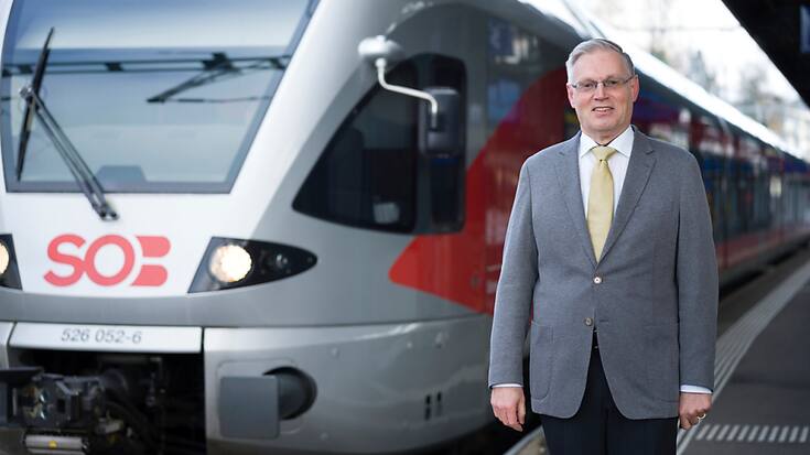 Le directeur de la compagnie ferroviaire Südostbahn (SOB), Thomas Küchler, adresse de vives critiques à la stratégie Rail 2050 (archives).