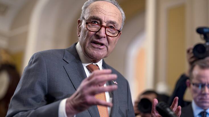 Le chef des démocrates au Sénat, Chuck Schumer, a salué un "grand pas" vers l'adoption d'un budget complet pour l'année (archives).