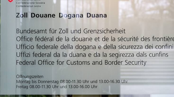 Les douanes suisses ont encaissé 23,6 milliards de francs en 2023, un tiers des recettes totales de la Confédération. (Photo d'illustration)