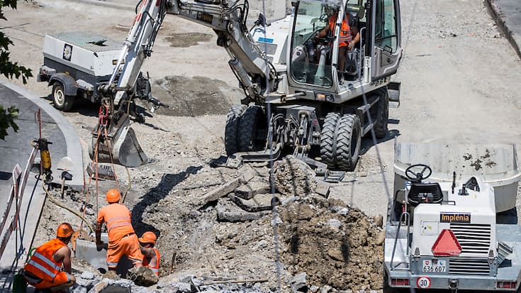 La Commission de la concurrence étend son enquête à 19 entreprises du génie civil et du bâtiment, actives dans le canton de Neuchâtel (photo symbolique).