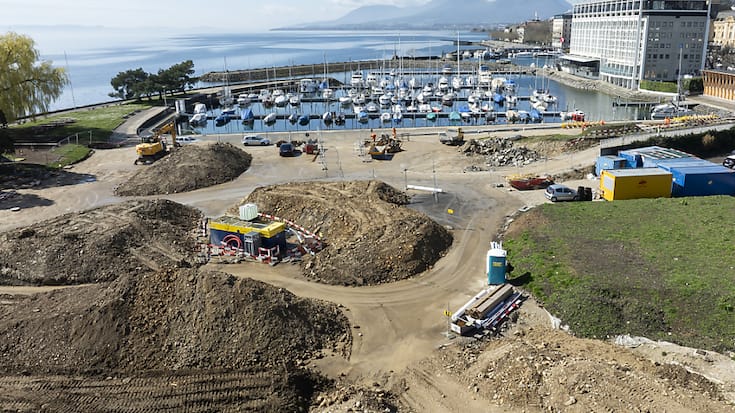 Les  matériaux de chantier, qui avaient servi de remblais dans les années 60, ont été analysés et peu de mauvaises surprises ont été trouvées.