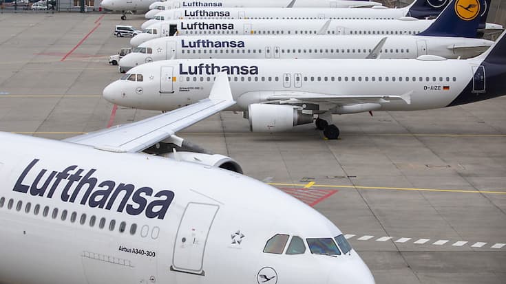 La compagnie aérienne allemande Lufthansa a annoncé mercredi être parvenue à un accord avec son personnel au sol, écartant ainsi des menaces de grève durant la pause pascale. (Photo d'illustration)