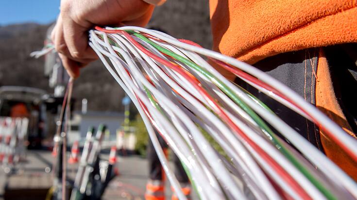 La pose de la fibre optique nécessite de gros travaux (archives).