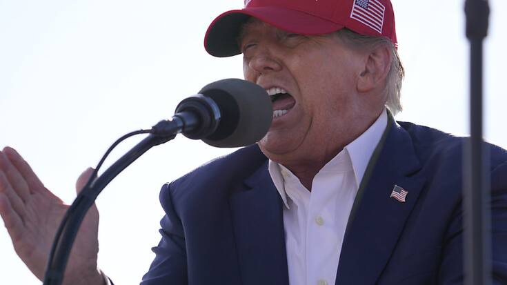 Donald Trump avait été condamné à 454 millions de dollars d'amende avec ses fils Eric et Don Jr pour fraudes financières, mais la cour a ensuite allégé ce montant (archives).